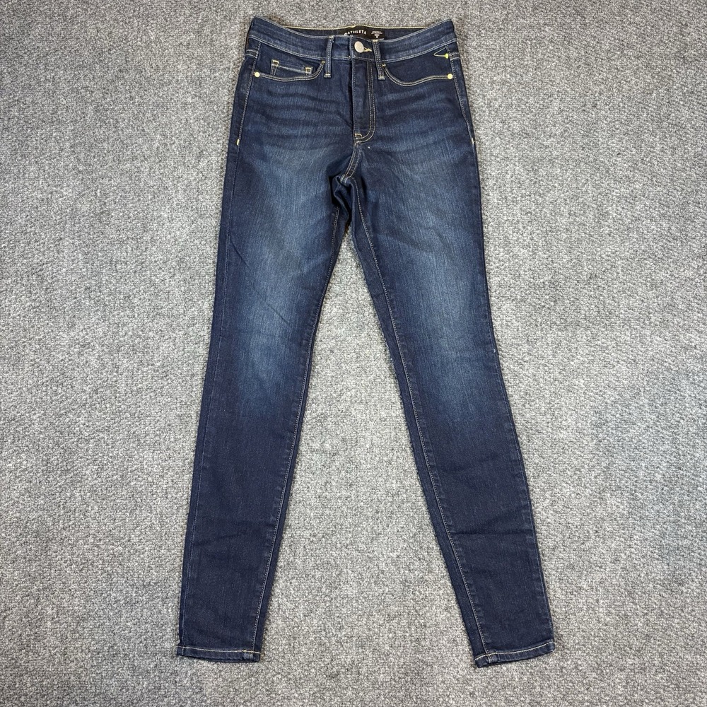 Athleta Jeans Womens 2 Sculptek Ultra Skinny Skinny Midnight Wash Denim